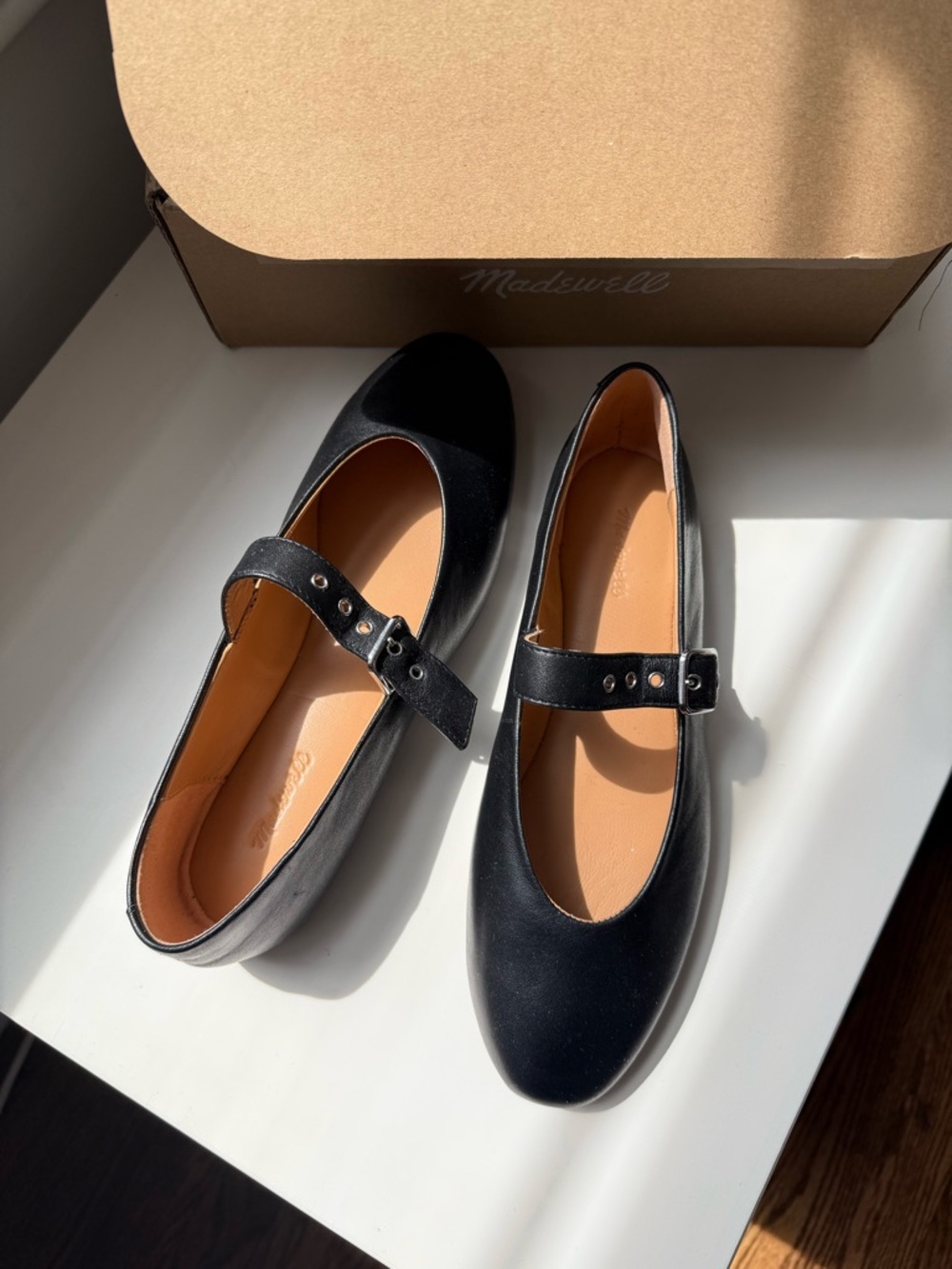 Madewell Black Remy Mary Jane Flat - Picture 3 of 6